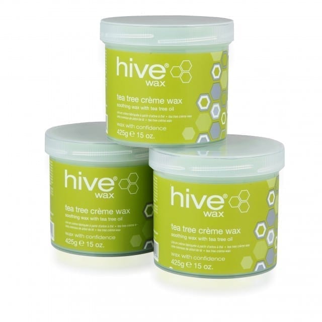 Hive Tea Tree Creme Wax 425g 3 for 2 Pack