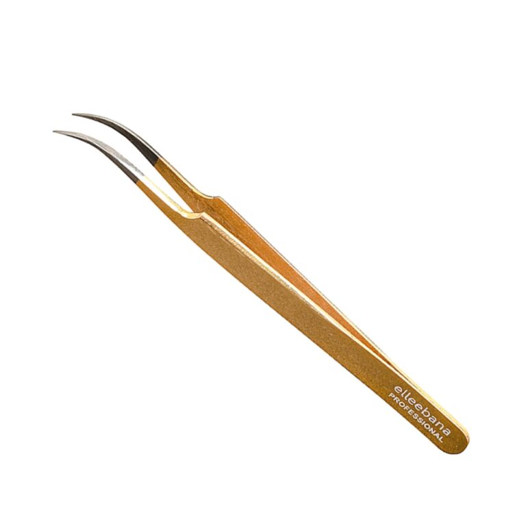 Elleebana Curved Tweezer Gold & Silver