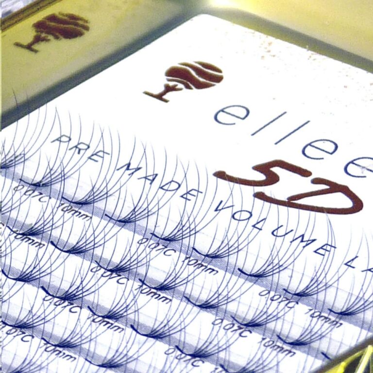 Elleebana 5D Lash Trays Pre Made Fans 0.07mm