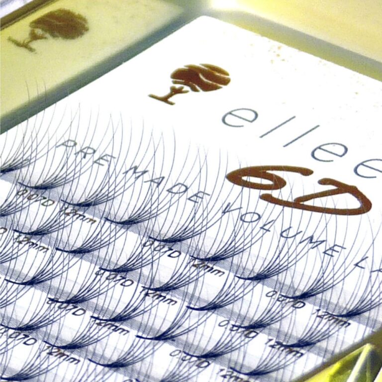 Elleebana 6D Lash Trays Pre Made Fans 0.07mm