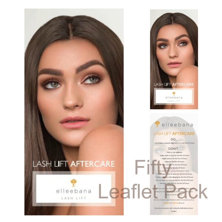 Elleebana Lash Lift Aftercare Leaflets x 50