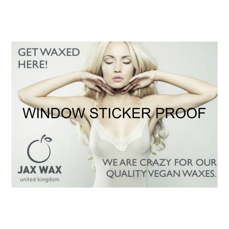 Get Waxed Here Window Sticker