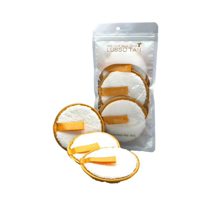 tan cleansing pads